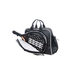Bolso Deportivo Jormands Padel Bag de Cuero Vegano Negro