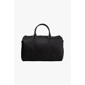 Maleta de Mano Viajera Jormands Duffel Bag de Cuero Vegano Negro
