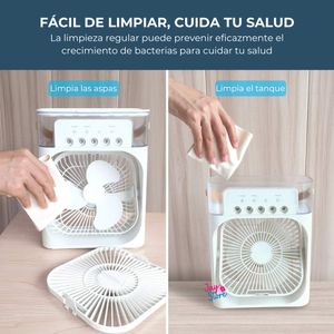 Ventilador Enfriador Humidificador Led Aire Acondicionado