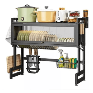 Escurridor de Platos 65 cm con Tapa Protectora