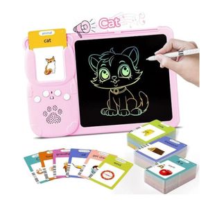Tablero Lector De Palabras Interactivo Led Ingles Rosa