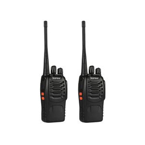 Radio Walkie Talkie Baofeng Bf-888s Uhf X2 Bateria 2800m Ah