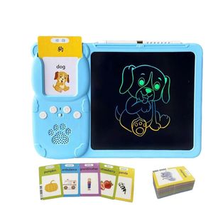 Tablero Lector De Palabras Interactivo Led Ingles Azul