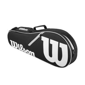 Bolsos Raquetero De Tenis Wilson Advantage Ii Triplebag-Negro
