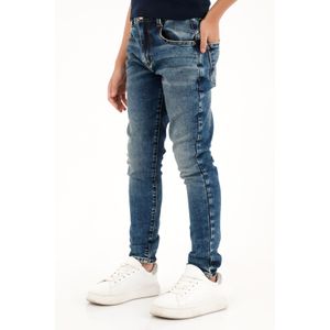 Jean Slim de tiro medio azul oscuro para niño