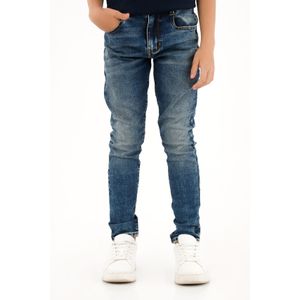Jean Slim de tiro medio azul oscuro para niño
