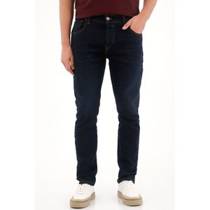 Jean Skinny de tiro medio tono raw para hombre