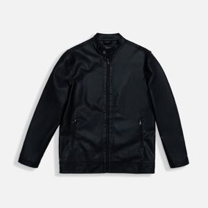 Chaqueta Biker Color Negro Para Hombre