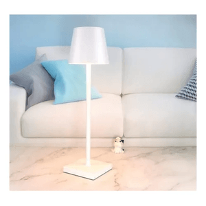 Lampara Led Elegante Mesa Táctil Tonos Innovo Led Recargable Blanca