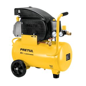 Compresor lubricado, 20L, 2-1/2HP,  horizontal, 127V, PRETUL