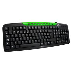 Teclado multimedia High Sensitive, conexión por USB plug and play