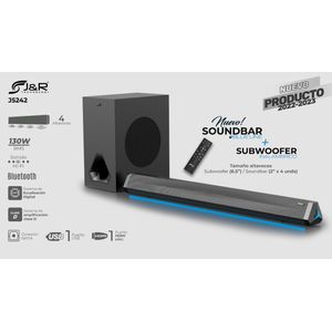 Barra de Sonido + Subwoffer Inalambrico