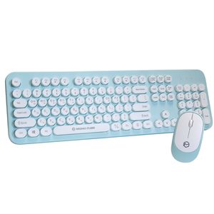 Combo Alámbrico Multimedia Teclado Y Mouse Mono Cube
