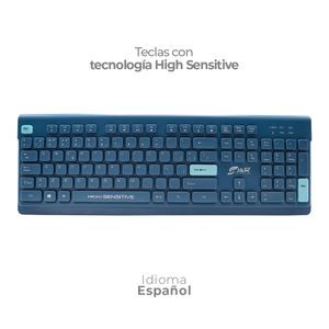 Teclado Inalambrico Recargable  100% Size