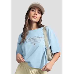 Camiseta Mujer Azul Baby Mp 110984