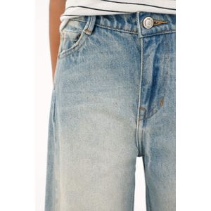 Jean Wide Leg tono azul medio para niña