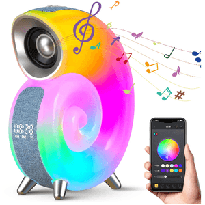 Parlante Luz LED Caracol Blanco