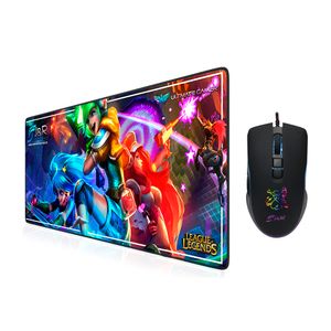 Exclusivo Combo Gamer Multimedia 4 En 1 RGB (Mouse, Teclado, Parlantes + PAD Mouseq