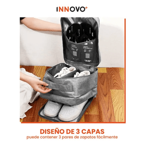 Organizador Para Maleta Viajera Gris Multifunción Innovo