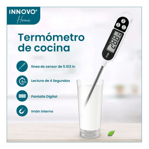 Termómetro Para Alimentos Carnes Asados Digital Para Cocina Innovo