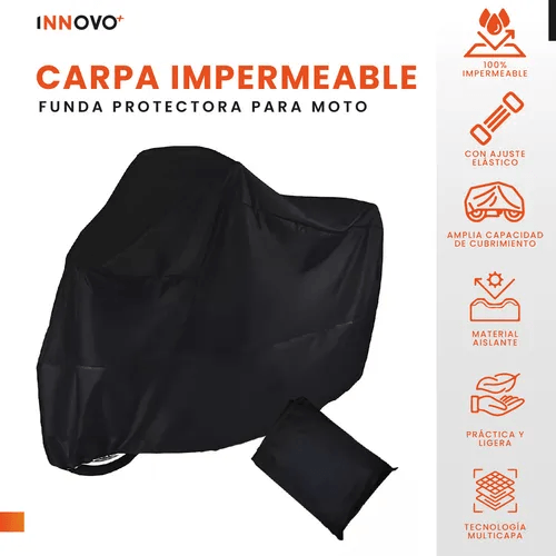Carpa Funda Protectora Para Moto Lluvia Rayos Uv Impermeable Con