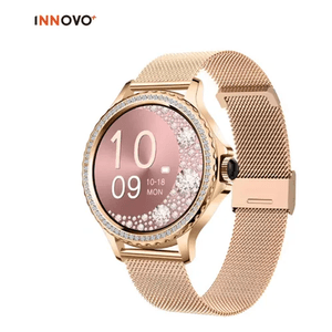 Smartwatch Amor Dama Oro Rosa Moda Estilo Elegante Notificaciones Innovo Mobulaa