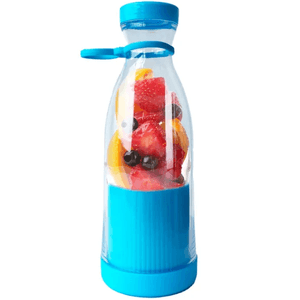 Mini Licuadora Portátil 380mL Celeste