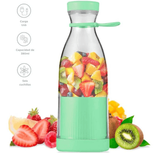 Mini Licuadora Portátil 380mL Verde