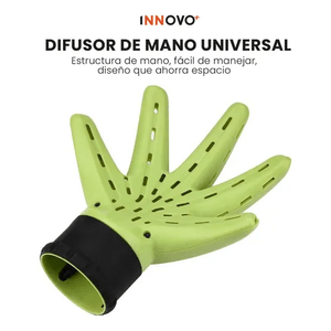 Difusor De Mano Para Secador De Cabello Universal Ideal Para Rizos Volumen Y Secado Eficiente Sin Frizz Innovo