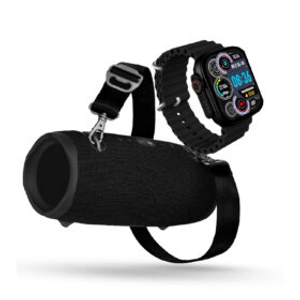Smartwatch Deportivo Ultra Parlante Mega Sound Bluetooth Xtreem Negro Innovo Plus