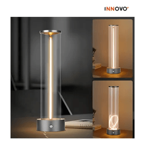 Lámpara Linterna De Mesa Magnética Inalámbrica Moderna Luz Imán Cálida Innovo Home