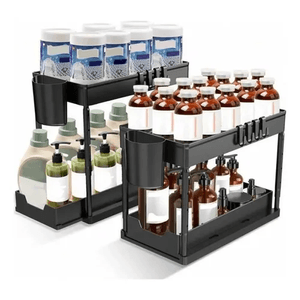 Organizador Multifuncional Para Hogar 2 Niveles Baño Cocina Innovo Home