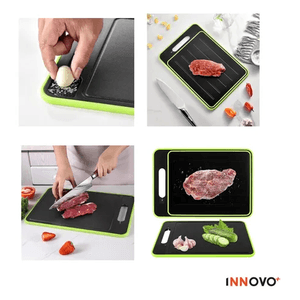 Tabla De Picar Descongela Alimentos Carnes 4 En 1 Multifuncional Innovo Home
