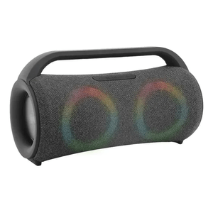 Parlante De Sonido Wireless B27 Gris Bluetooth Portátil Luz Rgb Innovo Tech
