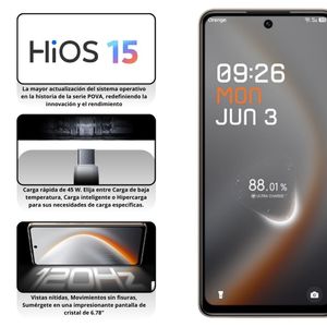 Celular Tecno POVA 7 256GB/8GB – Negro