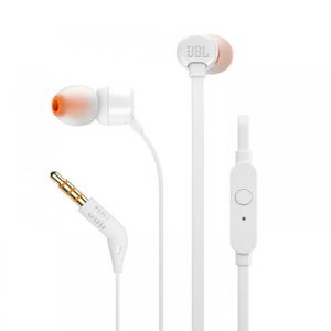 Audífonos Jbl Alámbricos In Ear Manos Libres T110 Blanco