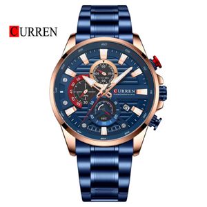 Reloj CURREN Cronografo 8415 Para Hombre – Azul