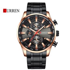 Reloj CURREN Cronógrafo 8351 Para Hombre – Negro