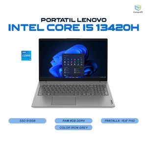 Portatil LENOVO Intel Core i5 13420H 8GB 512GB SSD - V15 G4 IRU