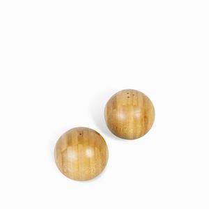 Set para sal y pimienta en bambu