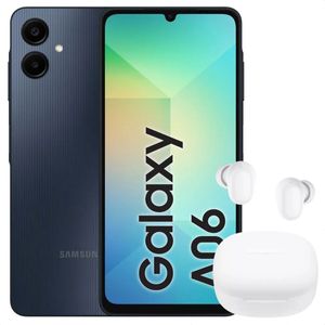 Celular Samsung Galaxy A06 128GB /4GB Black + Buds 6 Play Wht