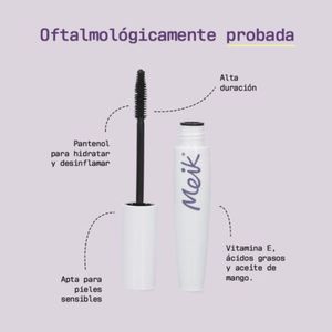 Pestañina Negra Meik A Prueba De Agua - Novum