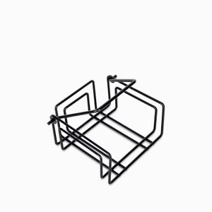 Servilletero cuadrado negro