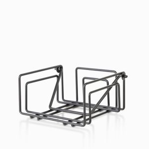 Servilletero cuadrado negro