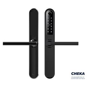 Cerradura Digital Pico Loro Cheka Black Mate