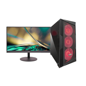 Computador GAMER Amd Ryzen 5 5600Xt Rx 9060Xt 16Gb 512Gb - Monitor Acer 21.5