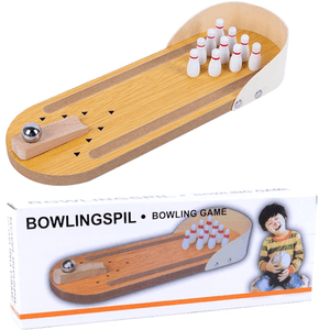 Mini Juego De Bolos De Mesa De Madera