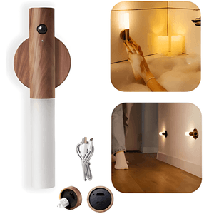 Luz Nocturna Con Sensor De Movimientos Portátil Recargable