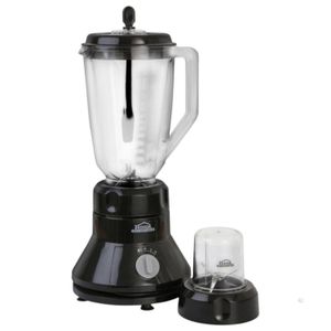 Licuadora HOME ELEMENTS Multipower 2 En 1 500W Vaso Plastico Negro
