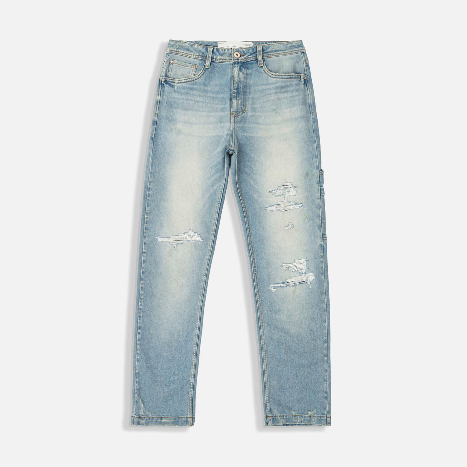 Jean Loose Color Azul Claro Para Hombre Que110240132-9- Talla 36